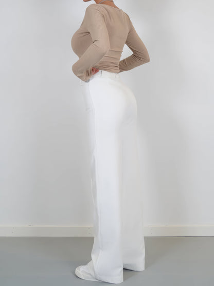 Chicki™ | Women's Wide-Leg Trousers | Lightweight Fabric, High-Waisted Design & Relaxed Fit