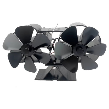 Stove Fan – 6 Blade Heat Powered Fan for Wood Burning Stove Efficiency