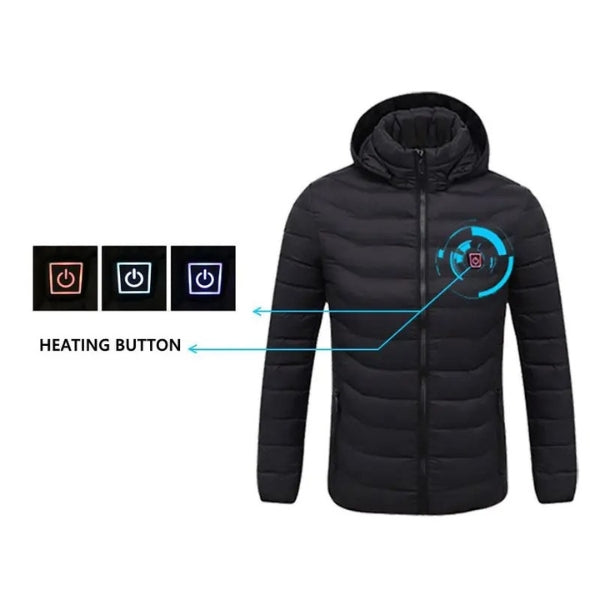 Electric Heated Jacket – Adjustable Heat, Lightweight Design, Ideal for Winter Adventures