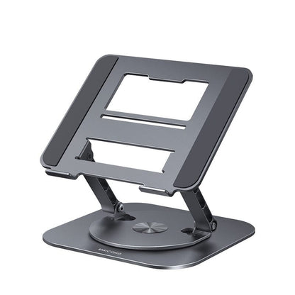 Aluminum Alloy Laptop Stand 360 Degree Rotating Bracket Silver