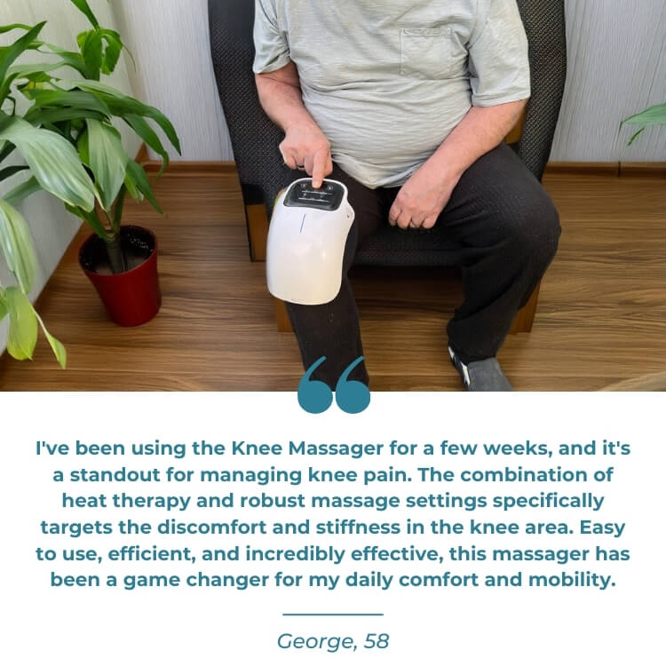 Knee Massager Machine | Heat, Vibration & Cold Therapy for Knee Pain Relief