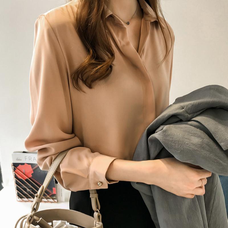 Chiffon Belle™ | Women's Long Sleeve Blouse | Lightweight Chiffon, Breathable Fabric & Stylish Design