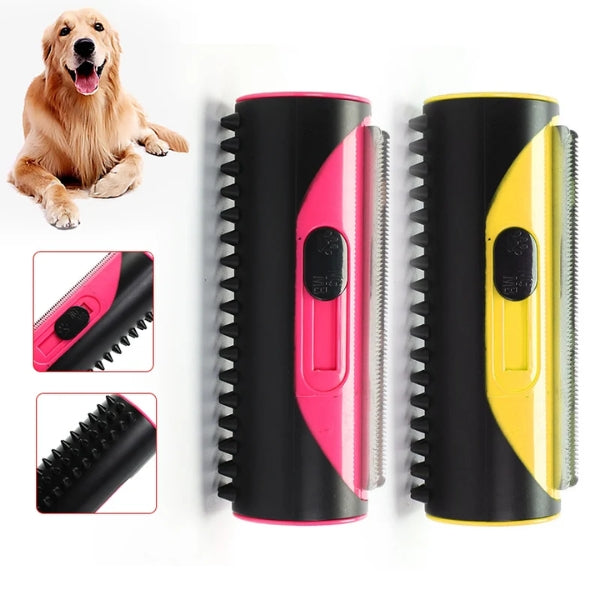 Deshedding Dog Brush – Effective Grooming Tool for Dogs, Reduces Shedding & Removes Undercoat Hair