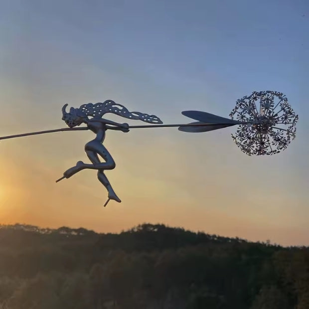 Steel Fairy Garden Statues | Durable Steel Design for Outdoor Use