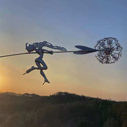 Steel Fairy Garden Statues | Durable Steel Design for Outdoor Use