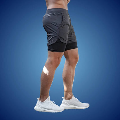 Men’s Breathable Moisture-Wicking Running Shorts | Flexible with Pockets for Gym & Trail Running