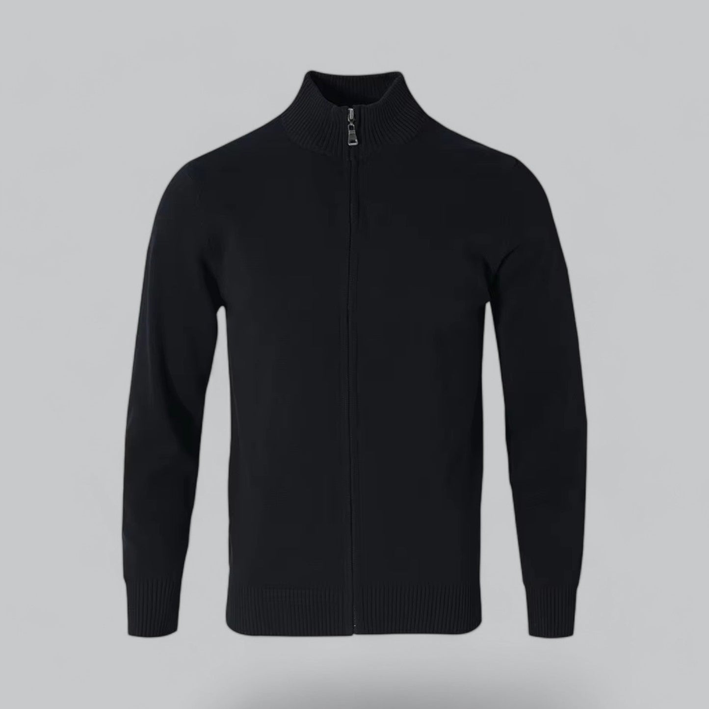 Premium Cotton Knitted Zipper Cardigan | Lightweight, Breathable Fabric, Stylish Design for Men
