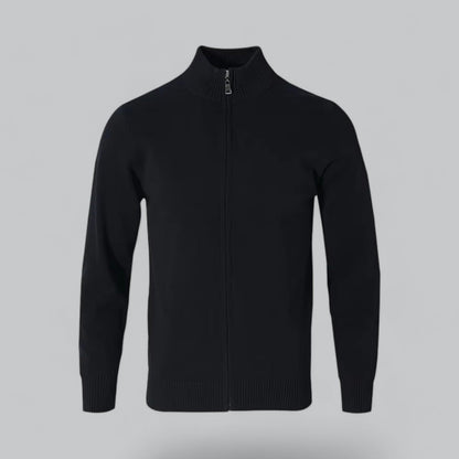 Premium Cotton Knitted Zipper Cardigan | Lightweight, Breathable Fabric, Stylish Design for Men