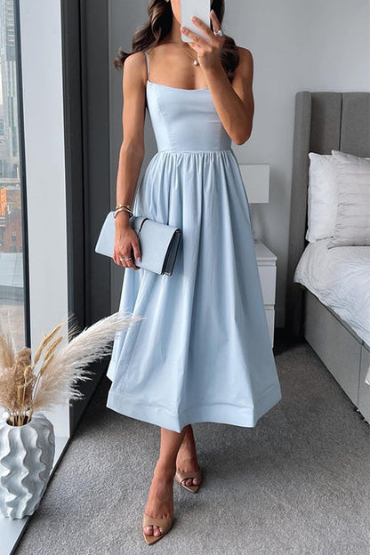 Aline Vogue™ | Women's A-Line Midi Dress | Soft Fabric, Flattering Silhouette & Versatile Style