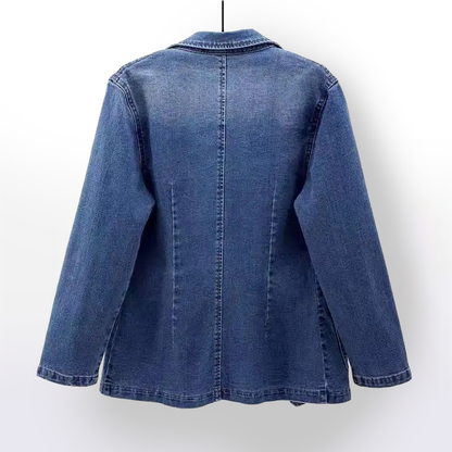 Blazer Belleza™ |  Classic Denim Blazer | Durable Cotton Blend, Tailored Fit, Stylish Design