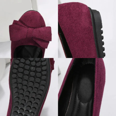 Solevia | Womens Orthopedic Comfort Shoes with Arch Support – Stylish Wide Fit Flats or Low Heels for Work, Dress & Plantar Fasciitis