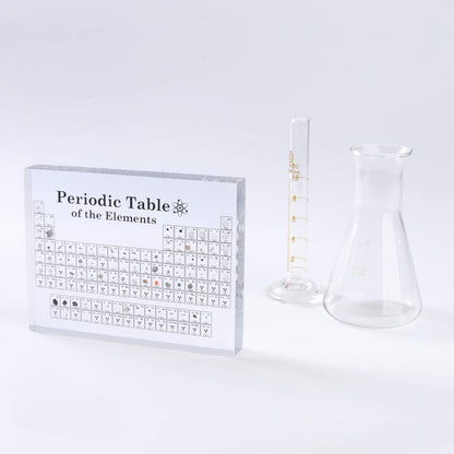 Periodic Table with Real Elements – Premium Periodic Table Glass For Science Enthusiasts