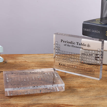 Periodic Table with Real Elements – Premium Periodic Table Glass For Science Enthusiasts