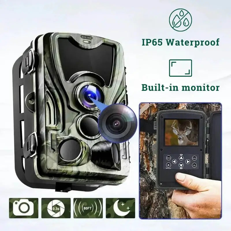 Wild Eye Vision Pro Outdoor Wildlife Camera – Night Vision, WiFi & HD Trail Camera for Nature Enthusiasts