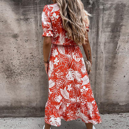 Flowy Belle™ | Women's Summer Midi Dress | Lightweight, Sleeveless, Breathable Fabric for Effortless Style