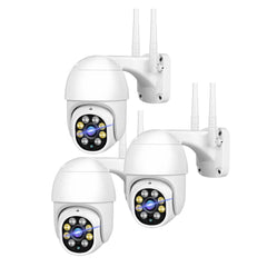 3x HD WiFi Wireless Outdoor Security Camera Weatherproof Home Surveillance Camera
