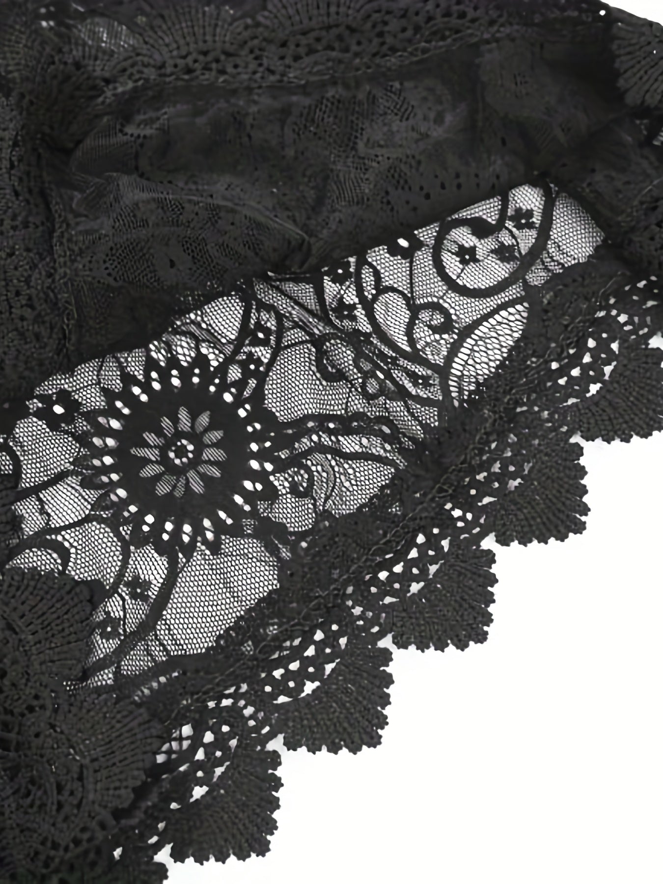 Lace Vespera™ | Women's Lace V-Neck Midi Dress | Summer Knit, Slit Hem & Long Sleeves for Beachwear