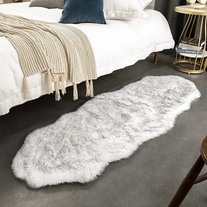 Faux Fur Sheepskin Rug | Soft, Large Area Rug for Living Room