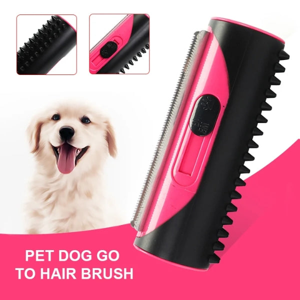 Deshedding Dog Brush – Effective Grooming Tool for Dogs, Reduces Shedding & Removes Undercoat Hair