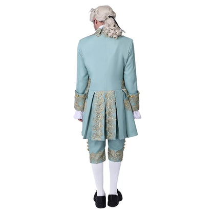 18th Century Costume – Rococo Baroque Victorian Men's Outfit for Halloween, Performance, and Masquerade