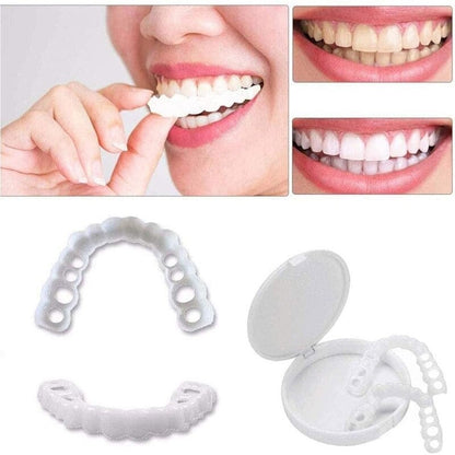 Clip On Teeth Veneers - Instant Smile with Fake Teeth Dentures