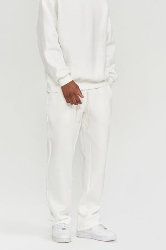 Draxford | Mens Straight Leg Joggers – Relaxed Fit Open Hem Sweatpants for Everyday Comfort & Urban Core Streetwear