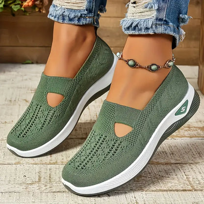 Women’s Orthopedic Slip-On Shoes – Hands-Free Walking Trainers for Easy Wear & All-Day Comfort"