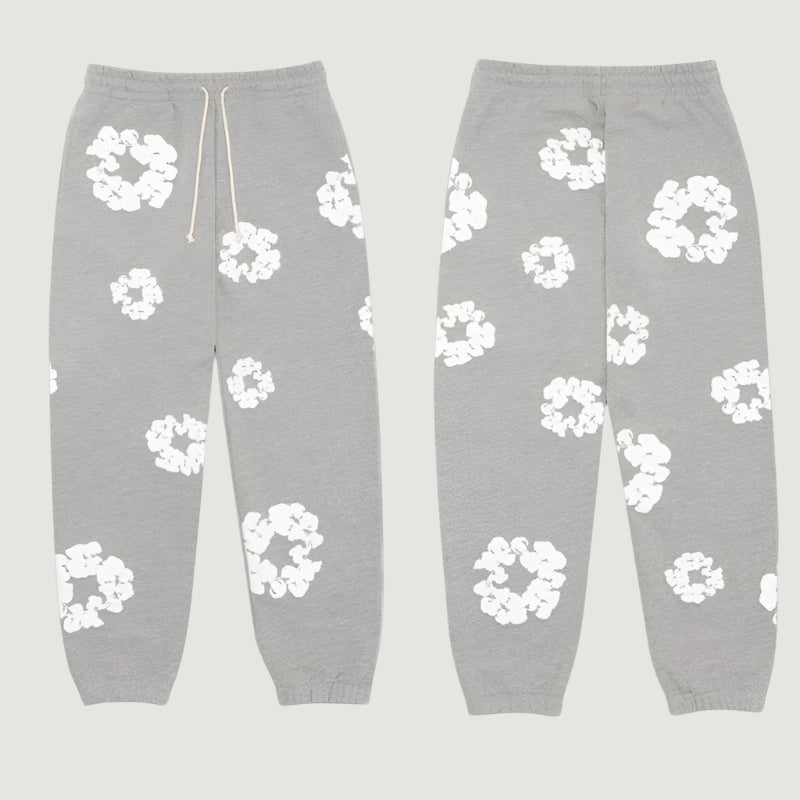 Unisex Tracksuit Set, Denim Material, Casual Sportswear, Comfortable Fit, Activewear for Everyday Use