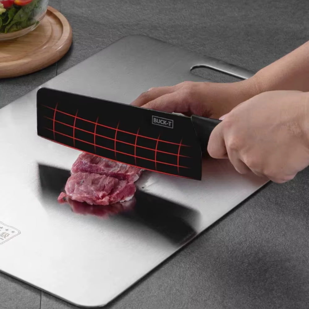 Stainless Steel Chopping Board – Non-Absorbent & Bacteria-Resistant Surface