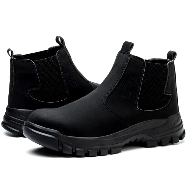 Orthopedic Safety Boots - Comfortable & Durable Slip On Waterproof Workboots Shoes