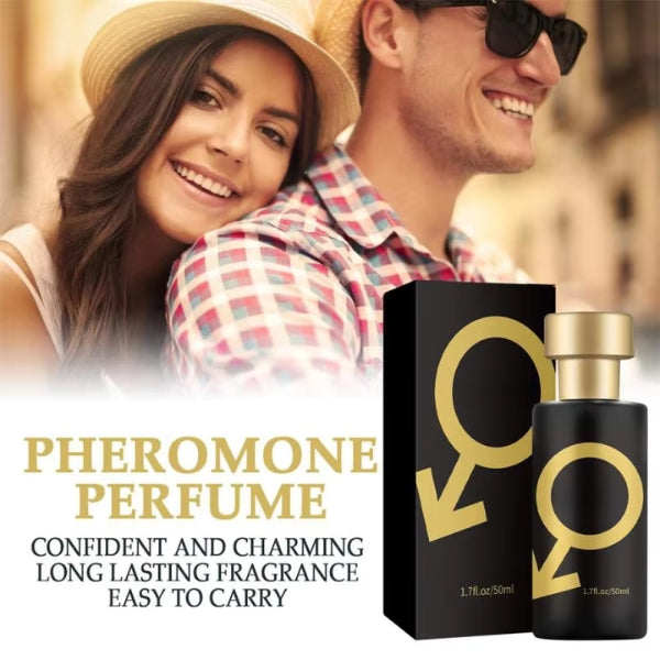 Golden Lure Pheromone Perfume for Men - Cologne for Enhance Attraction & Charisma