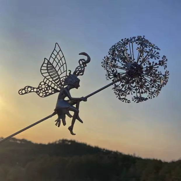 Steel Fairy Garden Statues | Durable Steel Design for Outdoor Use