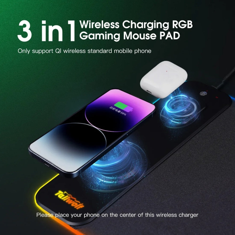 Wireless Charging Desk Mat | Professional Mousepad