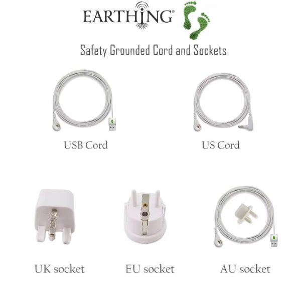 Earthing Fitted Sheets - Premium Grounding Bedding for Health Benefits