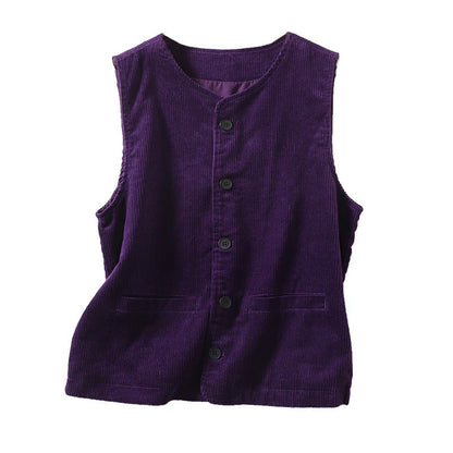 Waistcoat Bella™ | Women's Button-Up Waistcoat Top | Stylish Fit, Lightweight Fabric, Versatile Layering Option