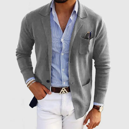 Caverni | Mens Lightweight Casual Blazer Jacket Smart Summer Layer to Wear with Jeans