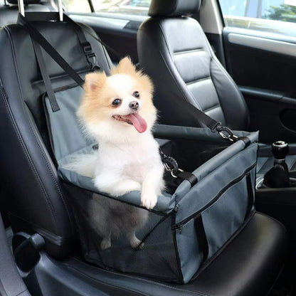 Large Dog Car Seat with Two Safety Buckles | Comfortable Travel Bed for Dogs