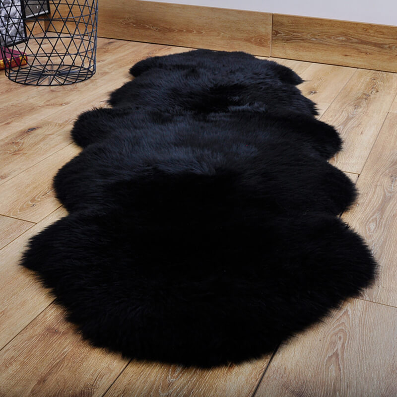 Faux Fur Sheepskin Rug | Soft, Large Area Rug for Living Room