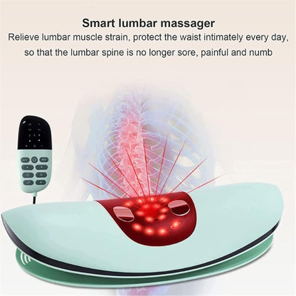 Electric Back Pain Massager – Heat & Vibration Relief for Sciatic Pain and Lower Back