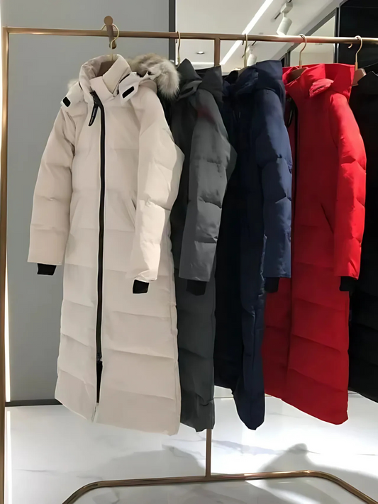 Women's Long Down Parka | 750+ Fill Power, Insulated, Water-Resistant, Warm Winter Coat