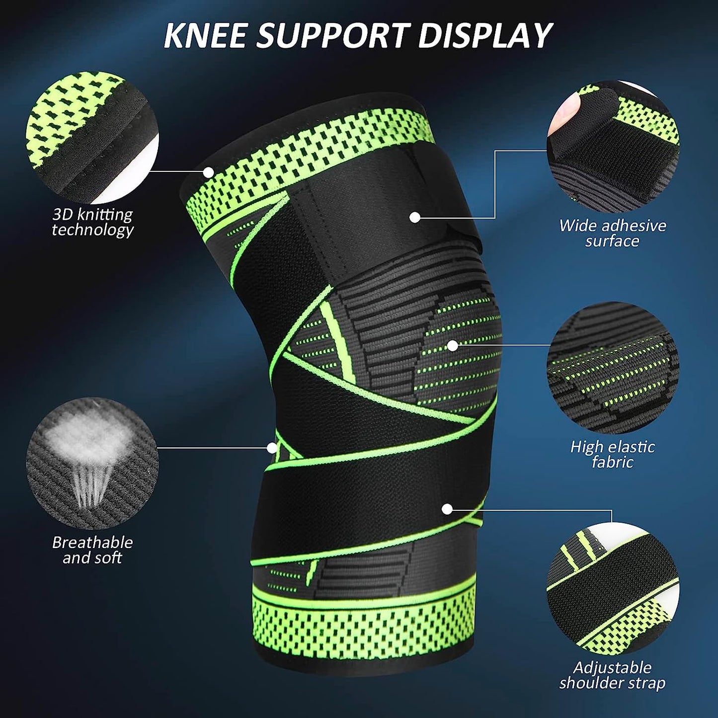 Knee Supports Brace for Running for Osteoarthritis and Knee Stabilizer Support