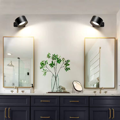 Cordless Wall Lamp - Battery Operated LED Light Fixture for Indoor & Outdoor Use