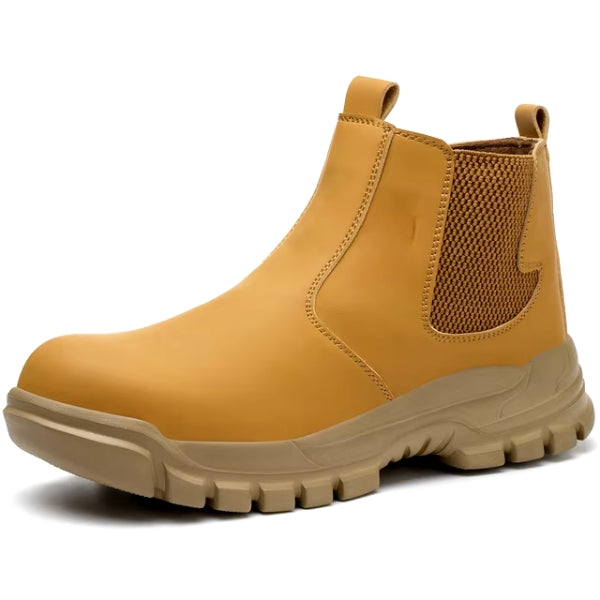 Orthopedic Safety Boots - Comfortable & Durable Slip On Waterproof Workboots Shoes