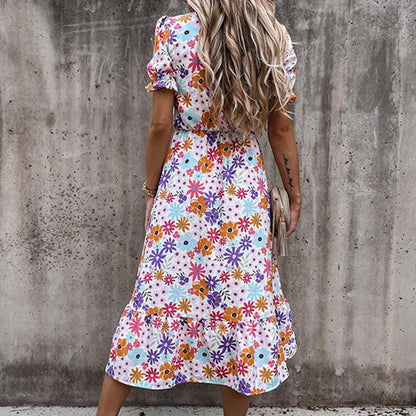 Flowy Belle™ | Women's Summer Midi Dress | Lightweight, Sleeveless, Breathable Fabric for Effortless Style