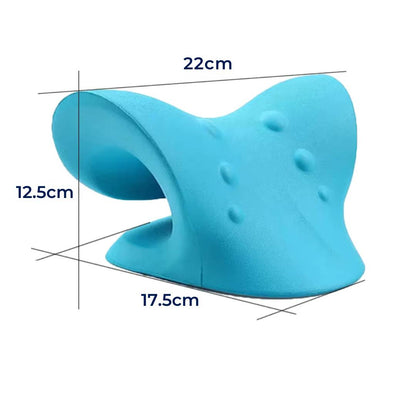 Chiropractic Neck Pillow for Pain Relief and Improved Posture - Neck Stretcher for Better Sleep and Comfort