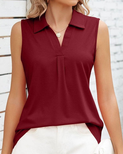 Blouse Lume™ | Women's Lightweight Sleeveless Blouse | Breathable Fabric, Relaxed Fit & Stylish Design