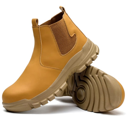 Orthopedic Safety Boots - Comfortable & Durable Slip On Waterproof Workboots Shoes