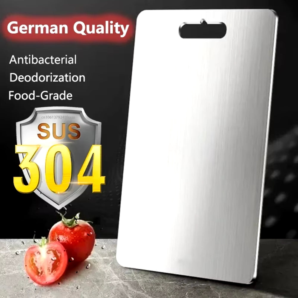 Stainless Steel Chopping Board – Non-Absorbent & Bacteria-Resistant Surface