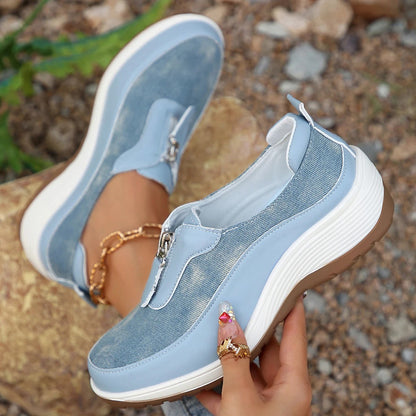 AeroStep™ | Women's Lightweight Wedge Sneakers | Breathable Fabric, Stylish Design & Comfortable Fit
