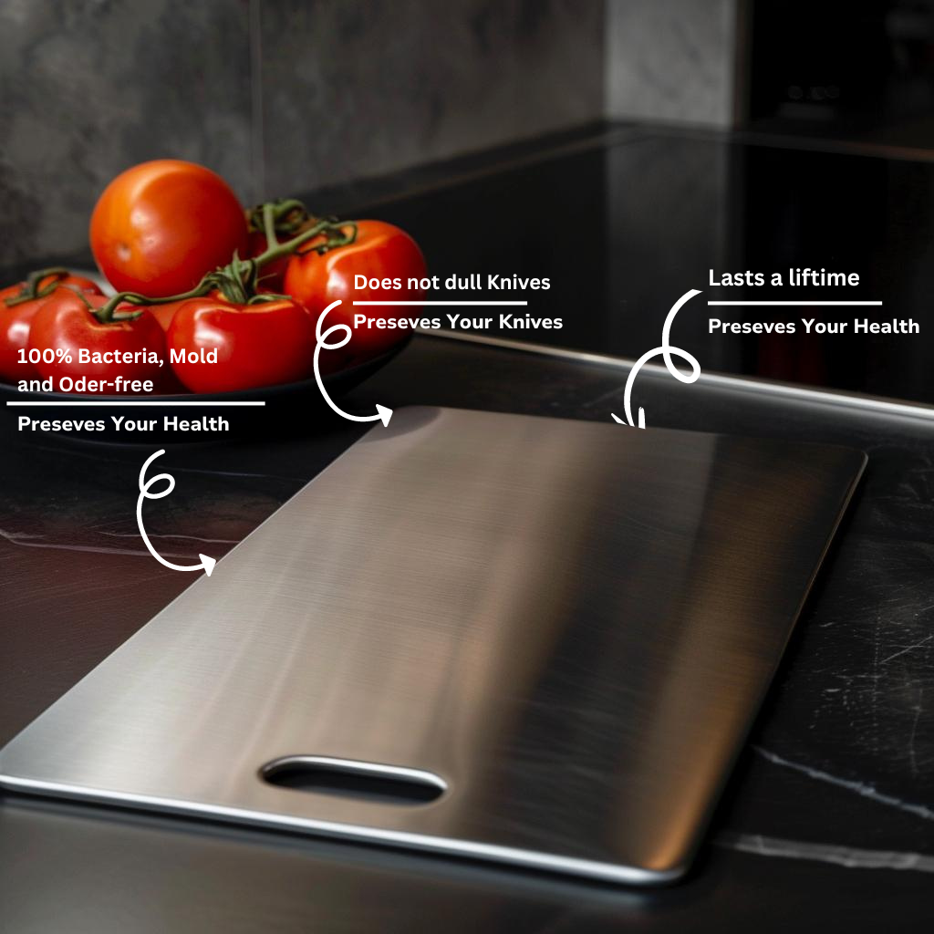 Cutting Board for Meat & Veggies - Titanium Chopping Board for Kitchen Mastery